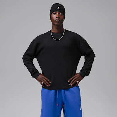 Jordan Brooklyn Men's Waffle Crew-Neck Sweatshirt. Nike.com